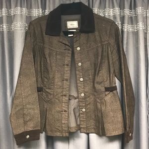 Tria Brand Button Up Collared Jacket